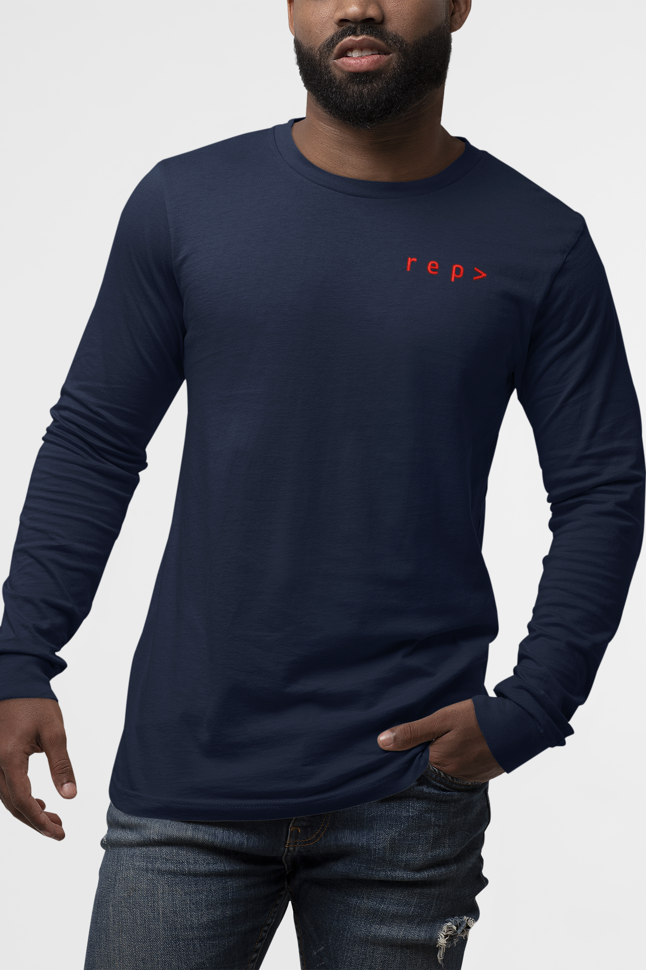 IYKYK: Double Take Long Sleeve - Navy