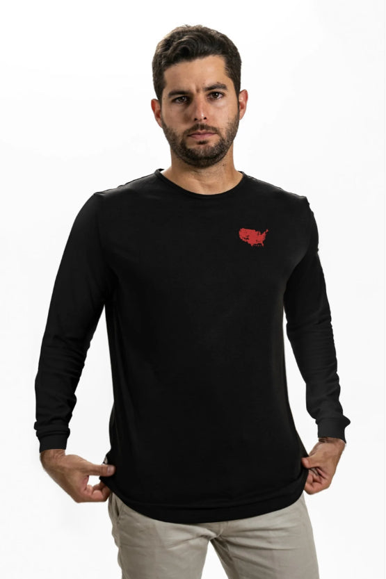 Allegiance Red: Double Take Long Sleeve