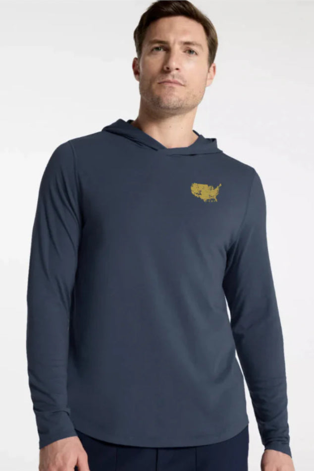 Allegiance Gold: Double Take Long Sleeve with Hood