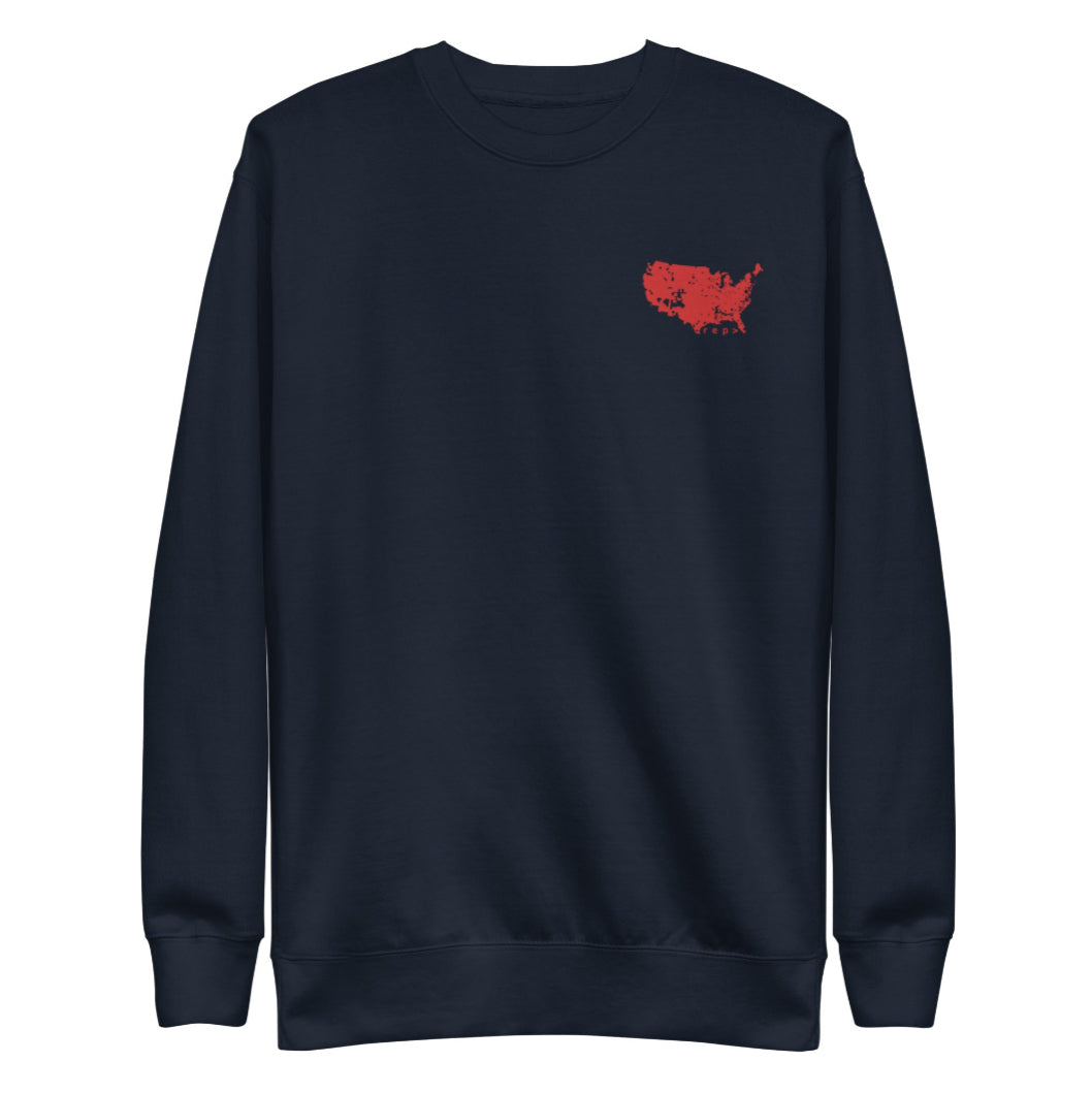 Allegiance Red: Chill Sweatshirt