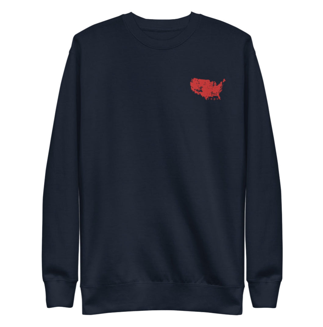 Allegiance Red: Chill Sweatshirt