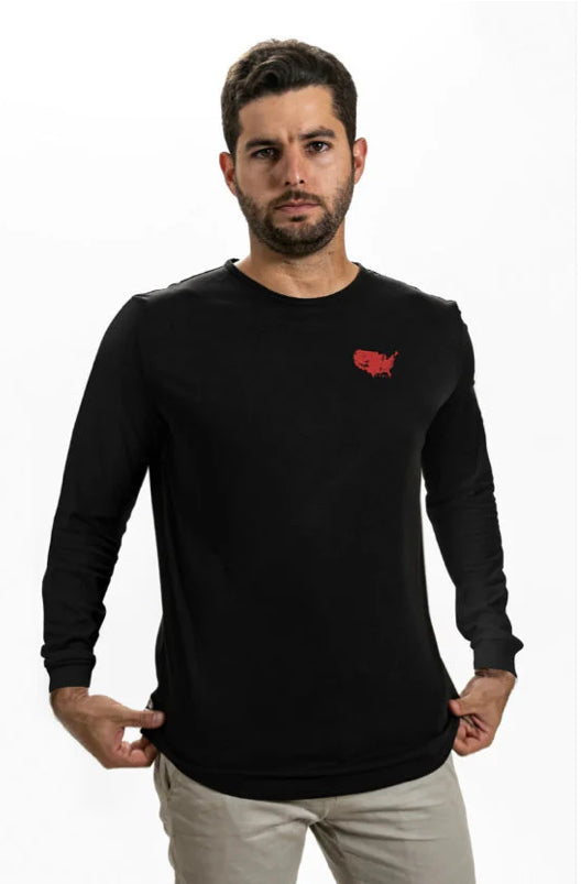 Allegiance Red: Double Take Long Sleeve