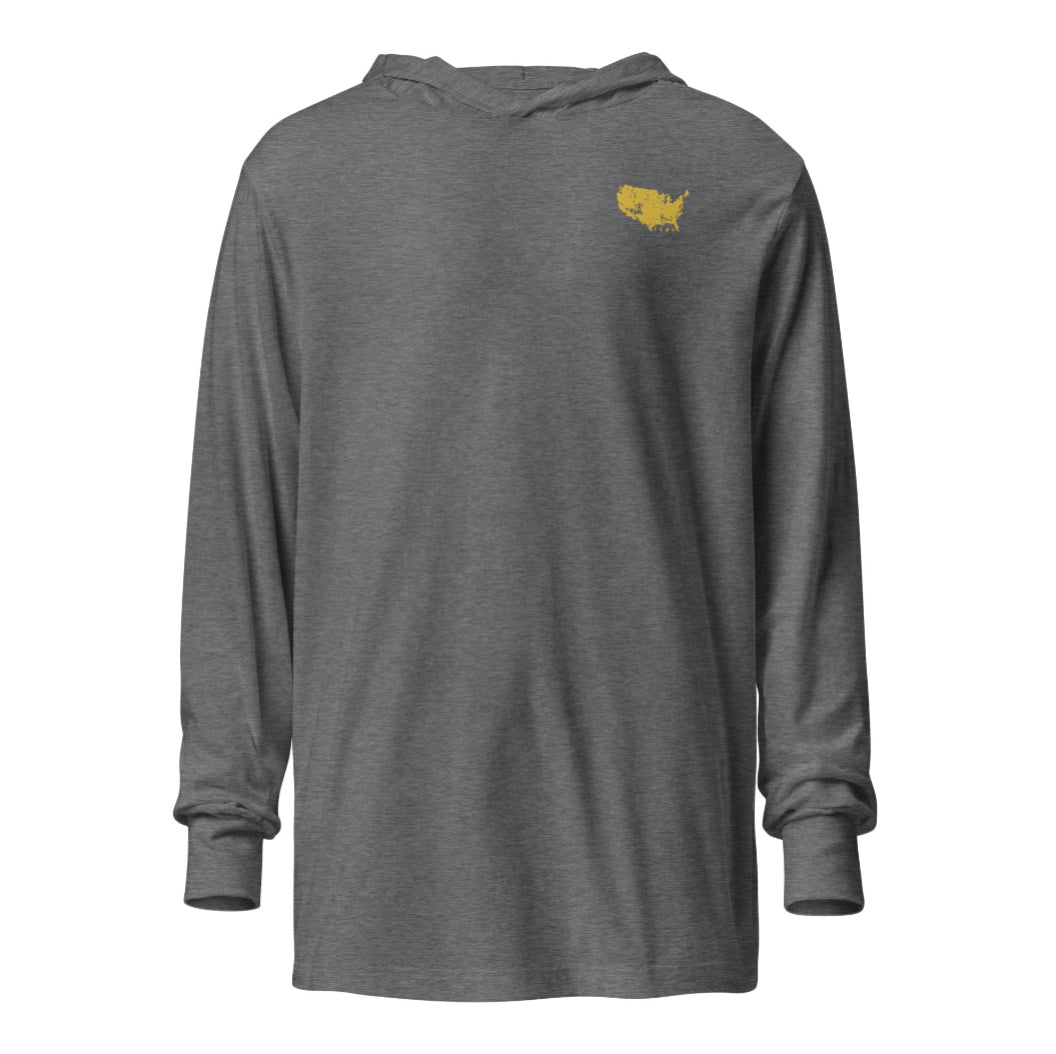 Allegiance Gold: Double Take Long Sleeve with Hood