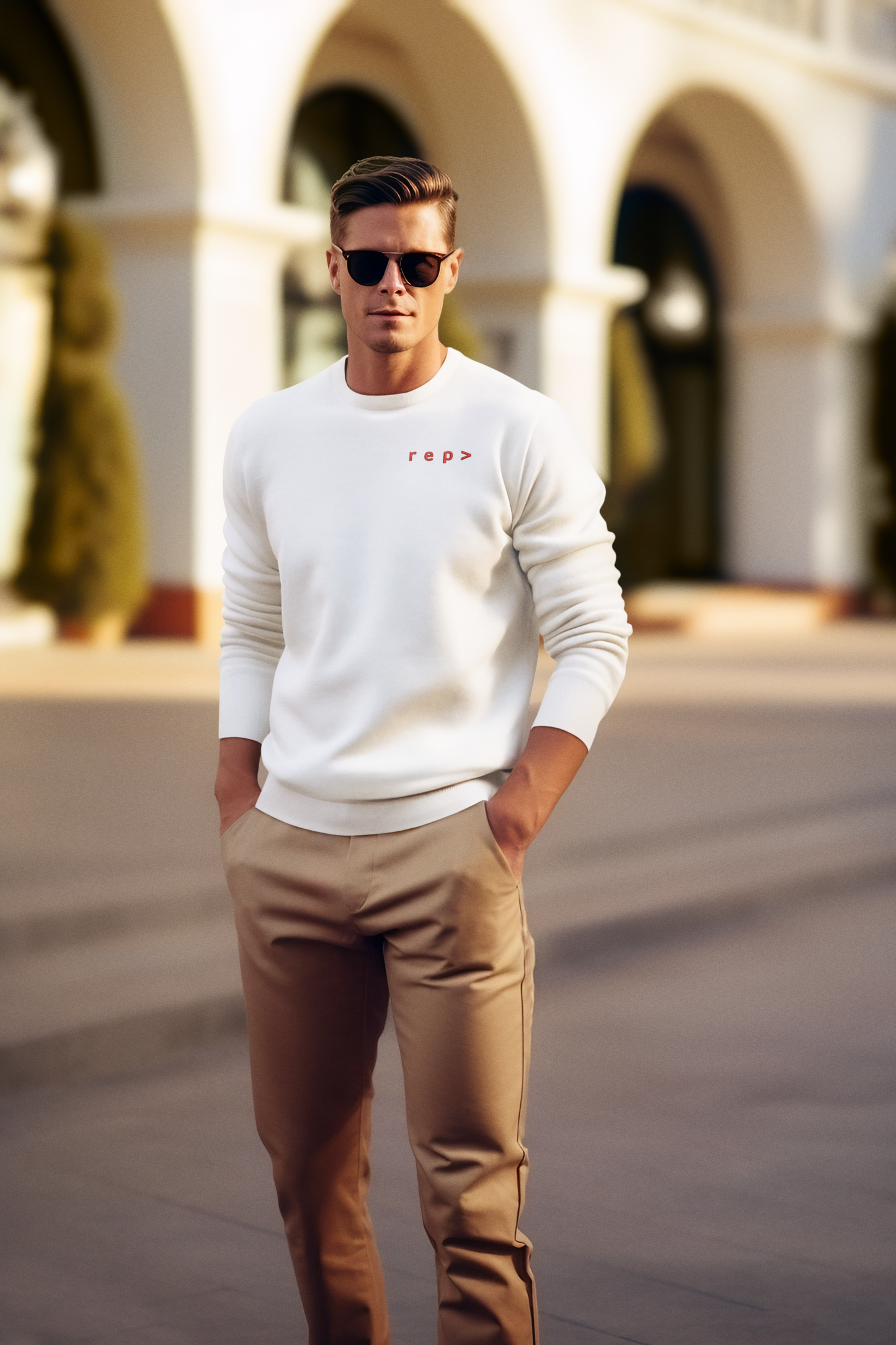 IYKYK: Chill Sweatshirt - White