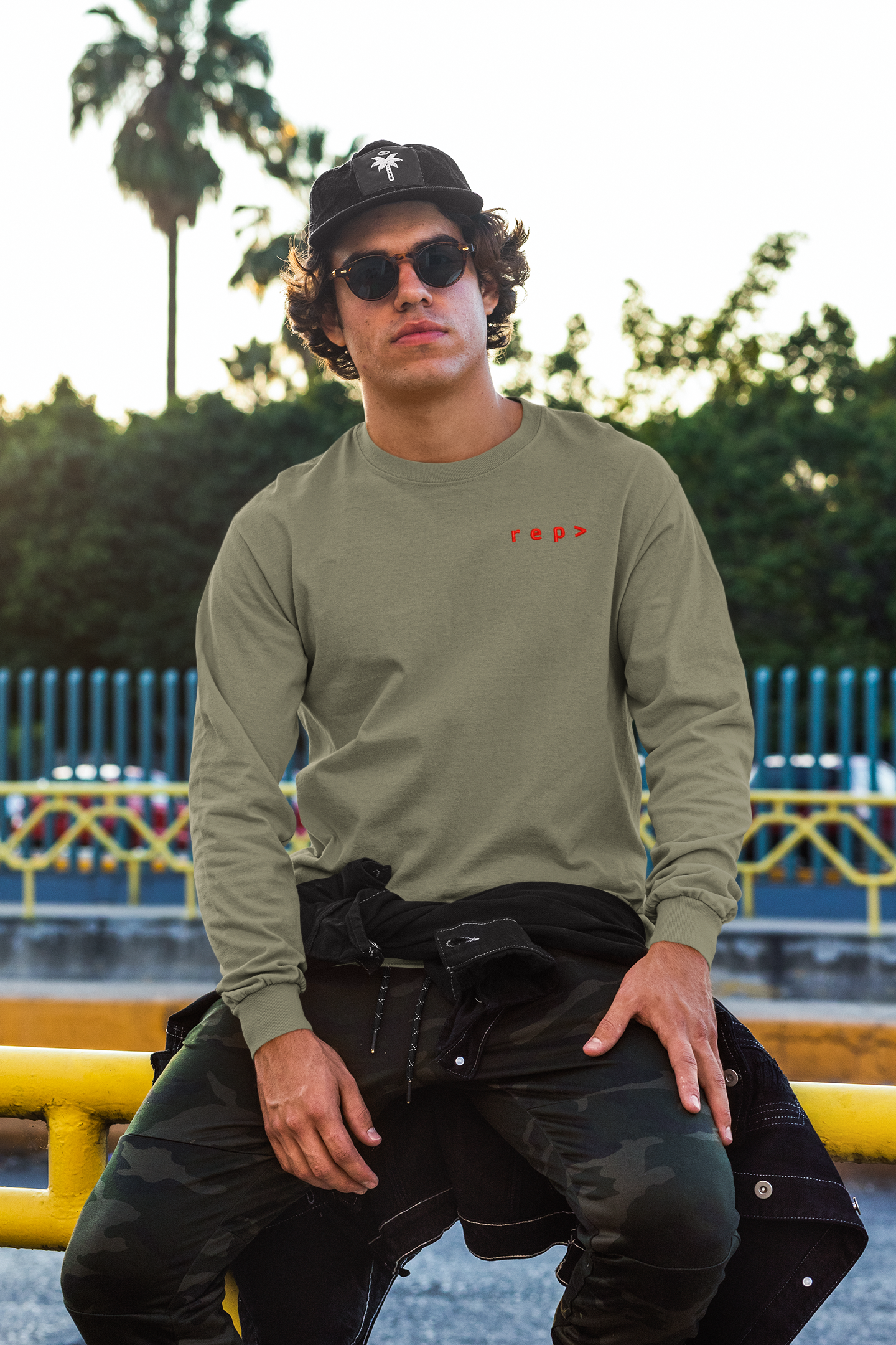 IYKYK: Double Take Long Sleeve - Military Green