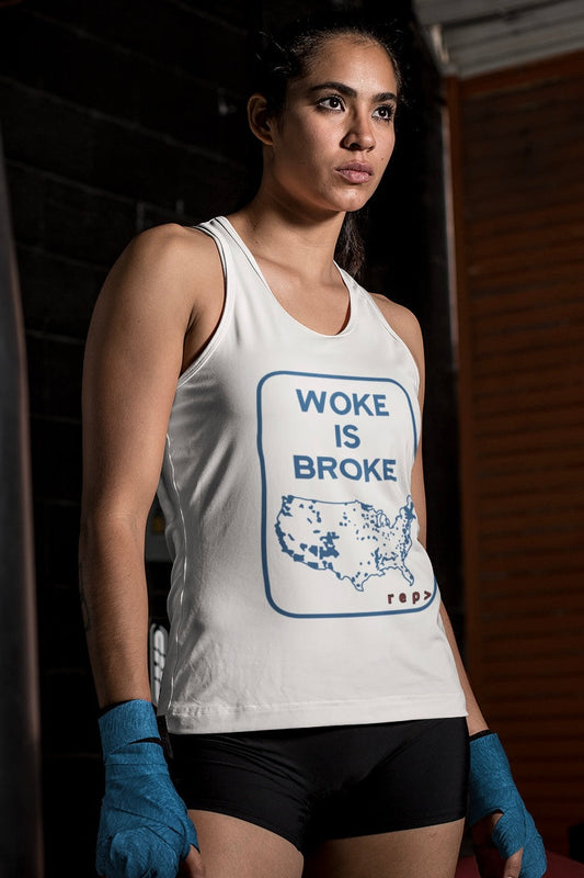 Woke Is Broke: Conquer Tank Top