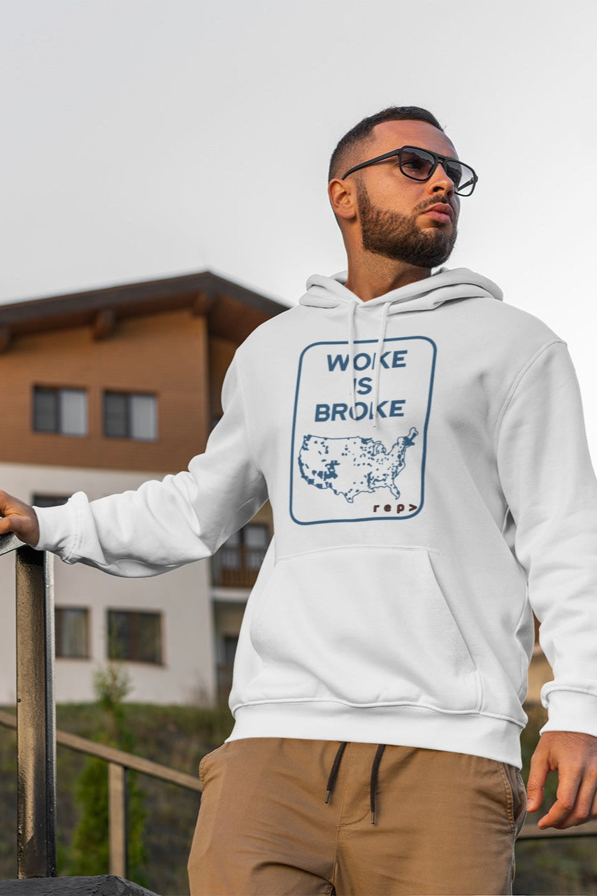 Woke Is Broke: Chill Hoodie