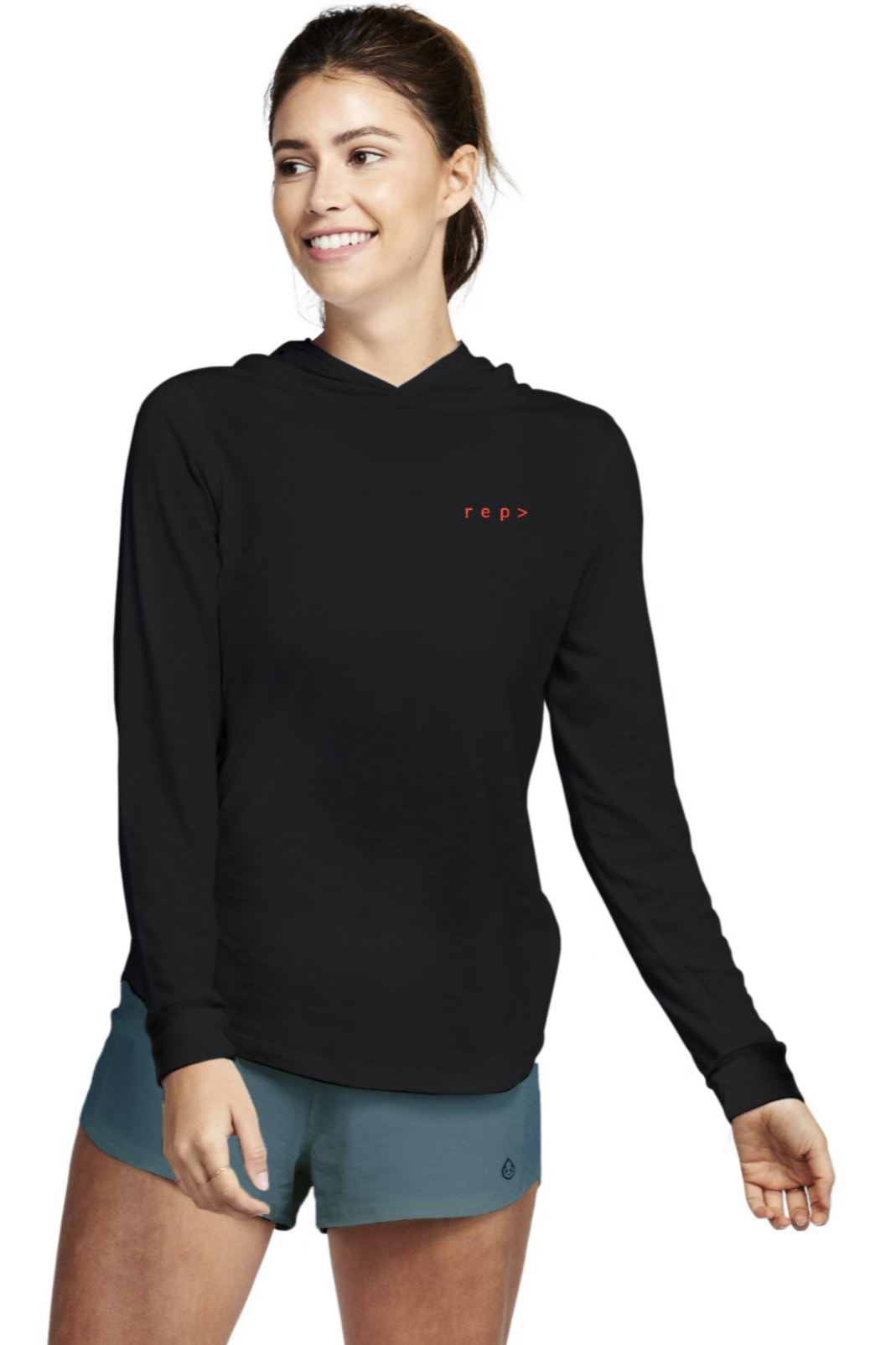 IYKYK: Double Take Long Sleeve with Hood - Black