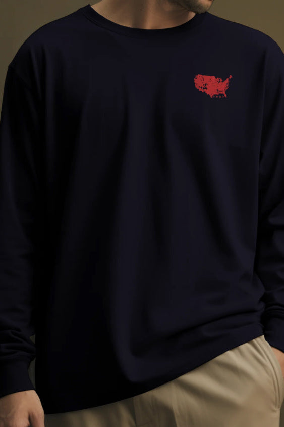 Allegiance Red: Double Take Long Sleeve