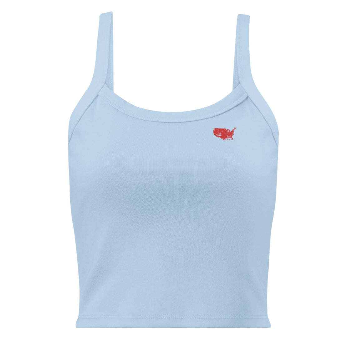 Allegiance Red: Aspire Ribbed Tank Top