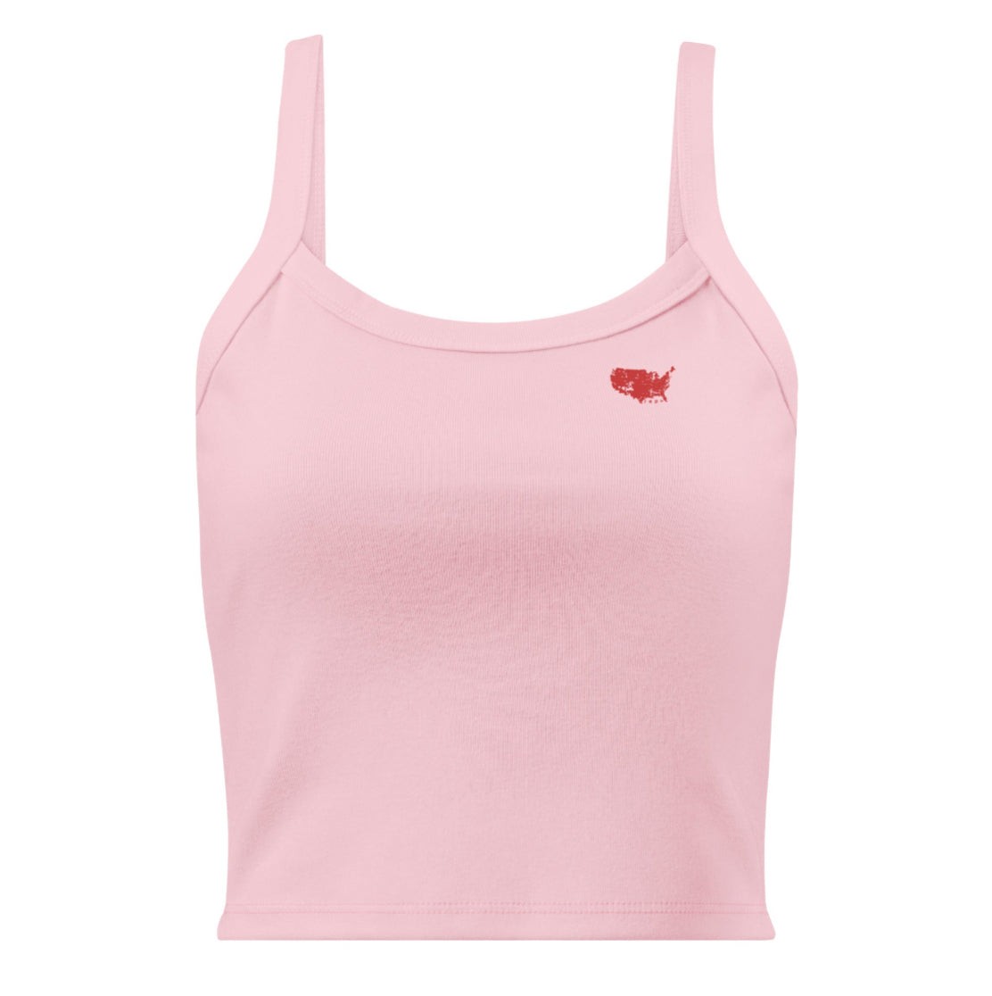 Allegiance Red: Aspire Ribbed Tank Top