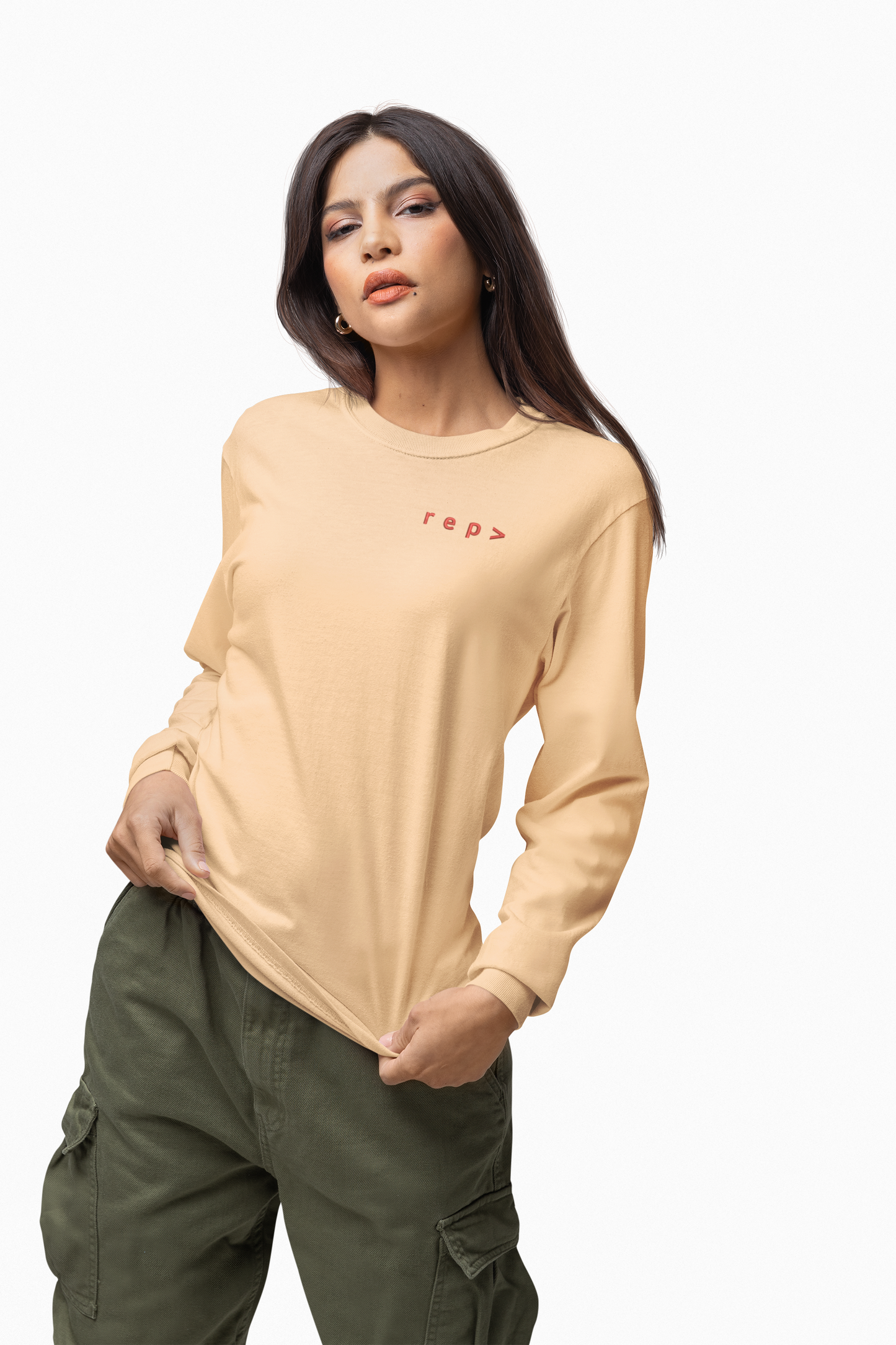 IYKYK: Double Take Long Sleeve - Sand Dune
