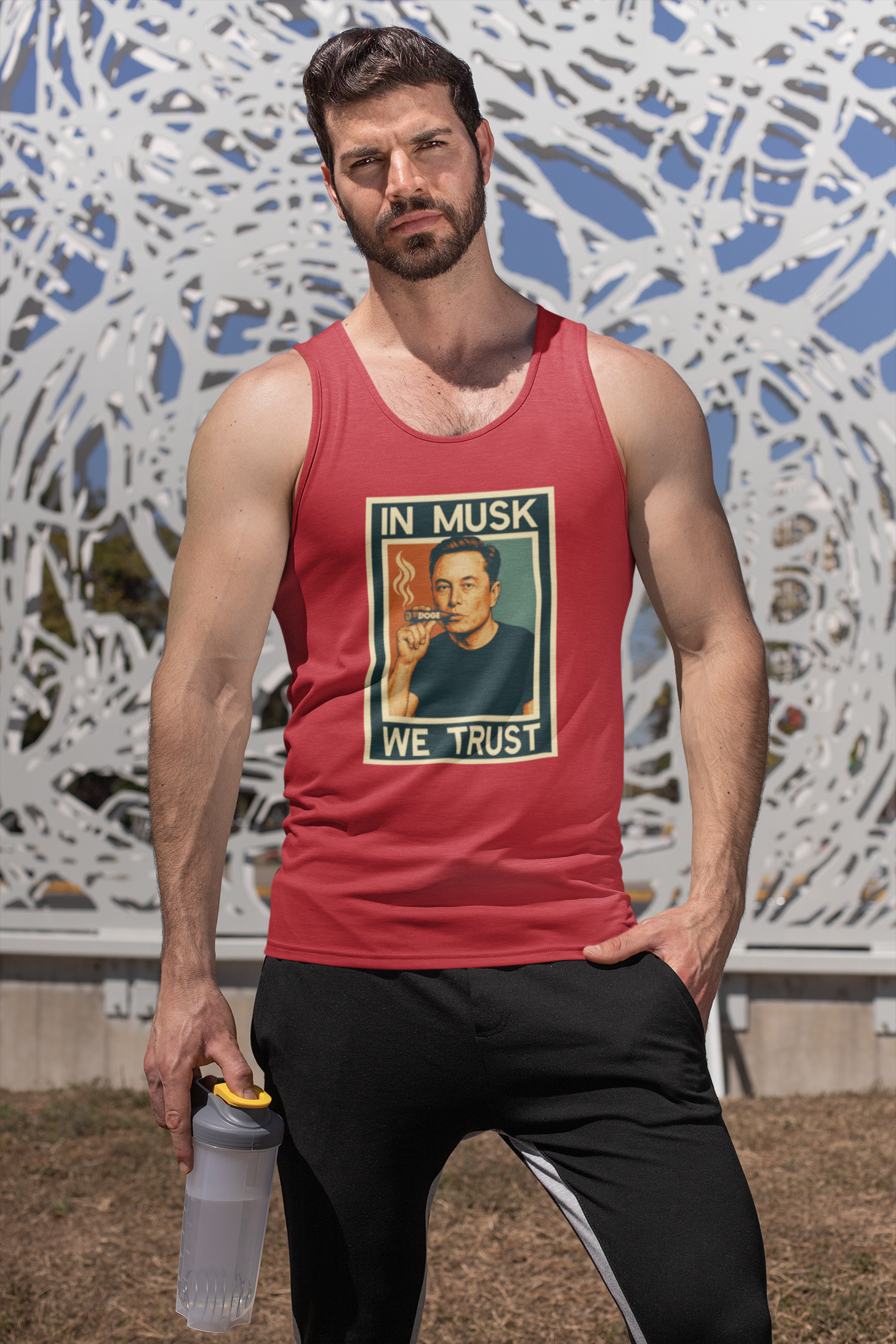 In Musk We Trust: Conquer Tank Top