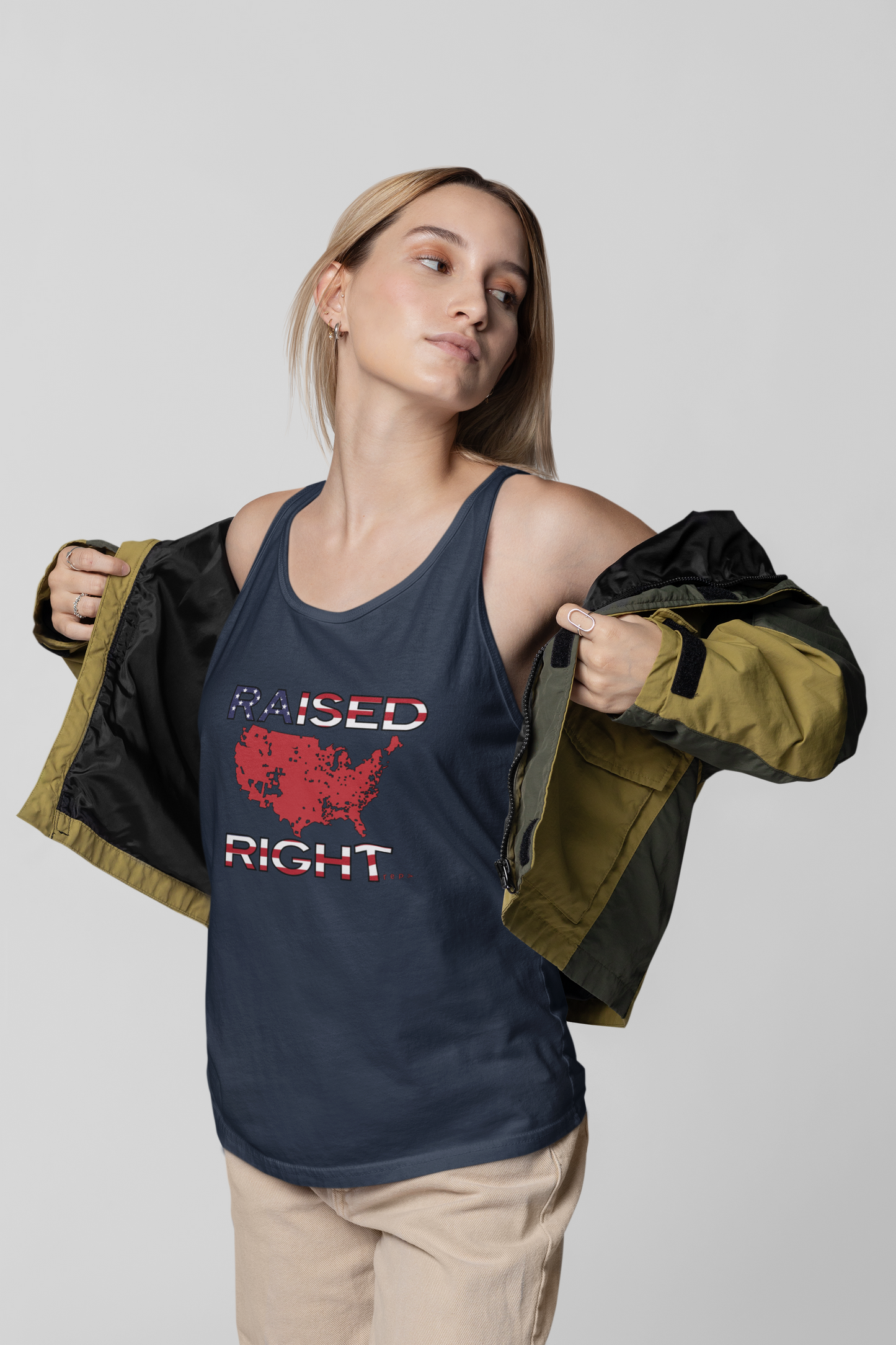 Raised Right: Conquer Tanktop