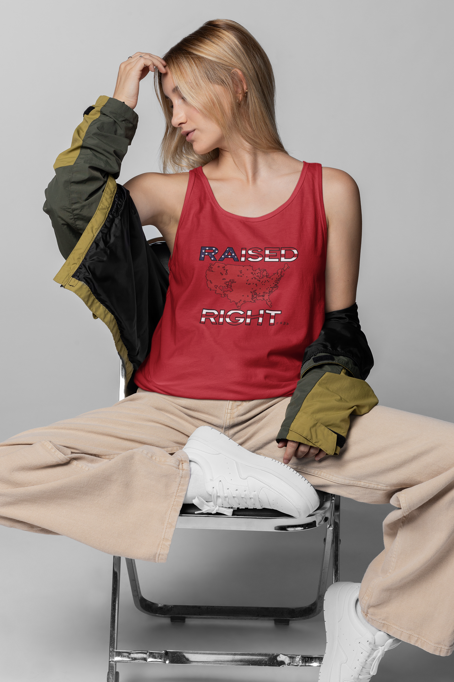 Raised Right: Conquer Tanktop