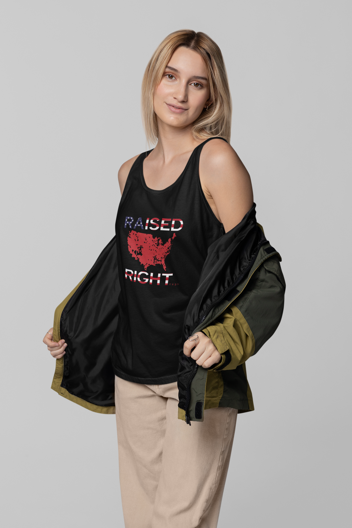 Raised Right: Conquer Tanktop